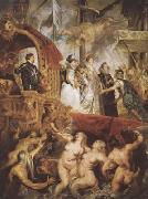 Peter Paul Rubens The Landing of Marie de'Medici at Marseilles (mk080 Norge oil painting reproduction